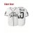 Men's American Baseball Jersey #10 - White V-Neck Loose Fit 