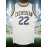 Men's #22 Embroidered Polyester Basketball Jersey, V-Neck Sleeveless Sports Shirt with Retro Bold Lettering & Number Design, Breathable Knit Fabric for Team Sports, Training, Casual Wear - Sizes S-3XL, Sports Jersey | Sporty Look | Breathable Polyester
