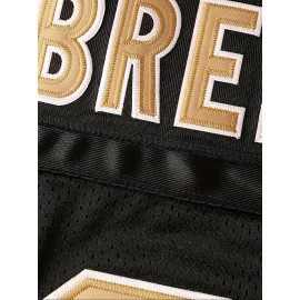 Men'S # 9 Black Embroidered Football Shirt - Breathable V-neck Casual Sweatshirt, Suitable For Outdoor Activities And Parties, Sizes S-XXXL