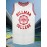 Wayman Hillman College #9 Men's Basketball Jersey - Breathable, Loose-Fit White Mesh Vest with Red & Black Striped Accents, 