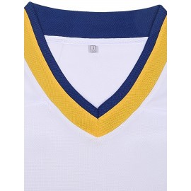 Hanson Brothers Charlestown Chiefs Slap Shot Moive #16 Ice Hockey Jersey Stitched Letters And Numbers S-XXXL