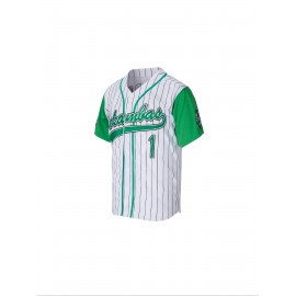 Men'S #1 Baseball Jersey Classic Vintage All Stitched Retro Movie S-XXXL