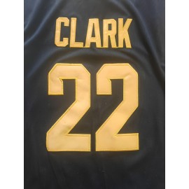 Men's #22 Vintage Black Basketball Jersey - 