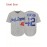 Men'S Baseball Shirt # 42 Grey Embroidered Polyester Baseball Shirt Loose Knitted Fabric Suitable For Spring, Summer, And Autumn Wearing S-3XL