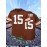 Men's #15 Brown American Football Jersey - V-Neck,, Polyester, Ideal for Training & Team Sports, Sizes S-XXXL, Team Jersey|Vneck Sports Top| Detailing