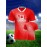 Professional Sports Fabric Women's Creative Pattern Print North America Home Soccer Jersey T-shirt, As Gifts For Sports Fans